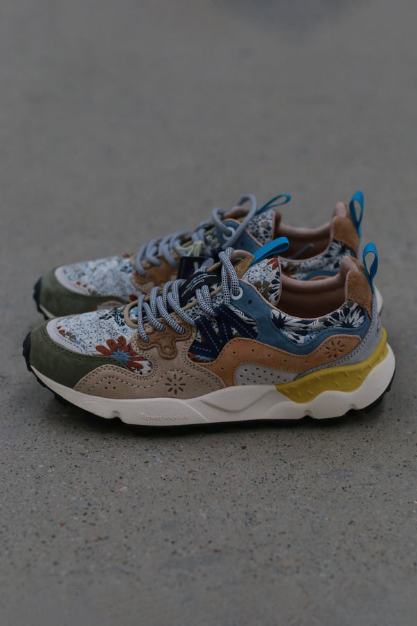 Flower Mountain/YAMANO 3 Hiking Shoes Series FM-FM63695-SJLTTC (Dark Green/Camel/Terracotta) (FM63568)